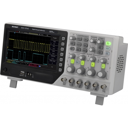 Digitálny osciloskop 4-kanálový, generátor