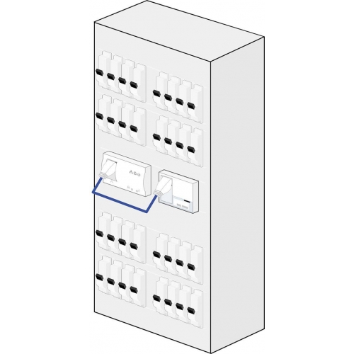 Powerline adaptér na DIN lištu 1.2 GBit/s